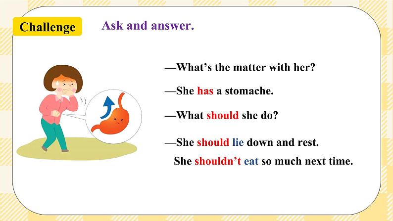 Unit 1 What’s the matter？  SectionA (2d&Grammar Focus-4c ) 课件+导学案+音视频素材06