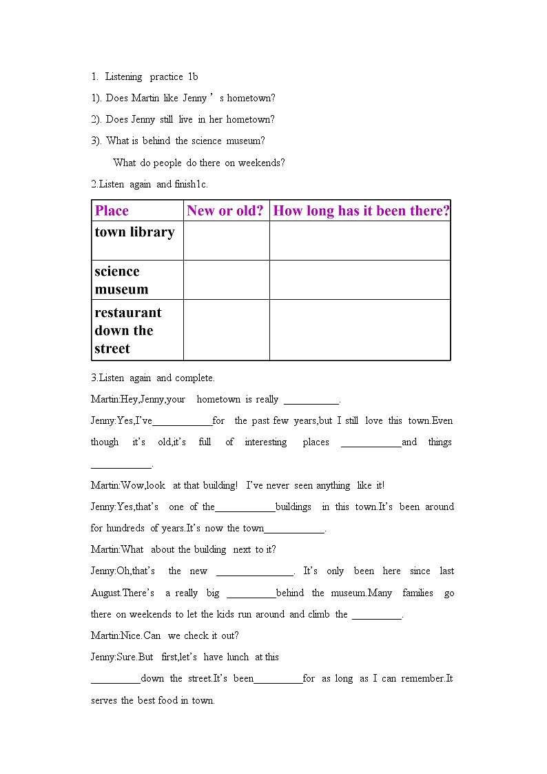 Unit 10 I've had this bike for three years. SectionB1a-1d 课件+导学案+音视频素材02