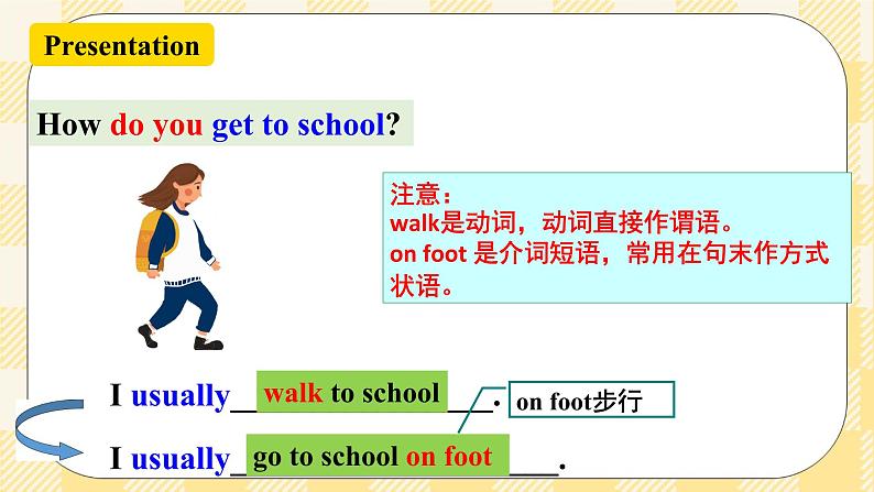 Unit3 How do you get to school？  SectionA (1a-2d )课件 +导学案+音视频07