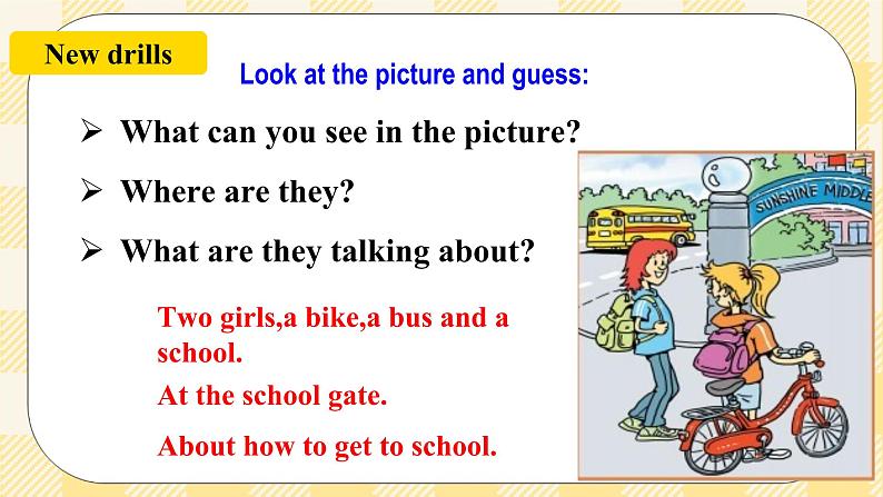 Unit3 How do you get to school？ SectionA (2e-3c ) 课件+导学案+音视频06