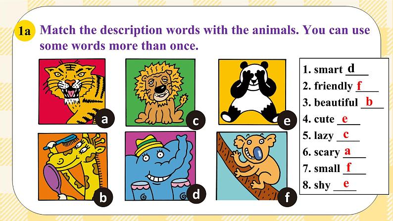 Unit5 Why do you like pandas ？SectionB(1a-1d) 课件+导学案+音视频08