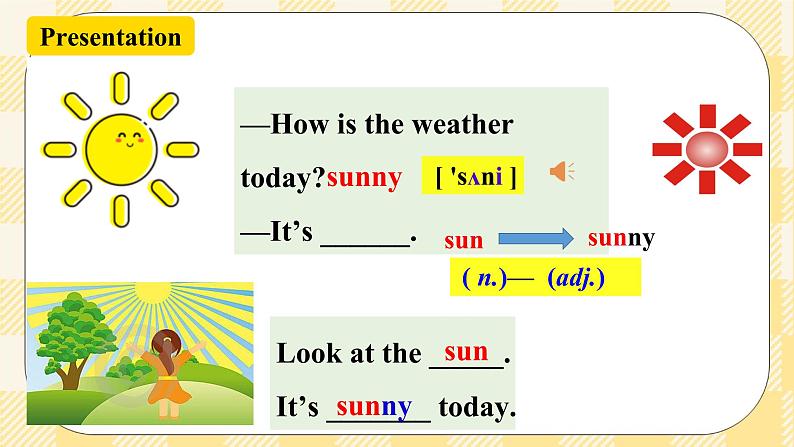 Unit 7 It’s raining .  SectionA (1a-2c ) 课件+导学案+音视频03