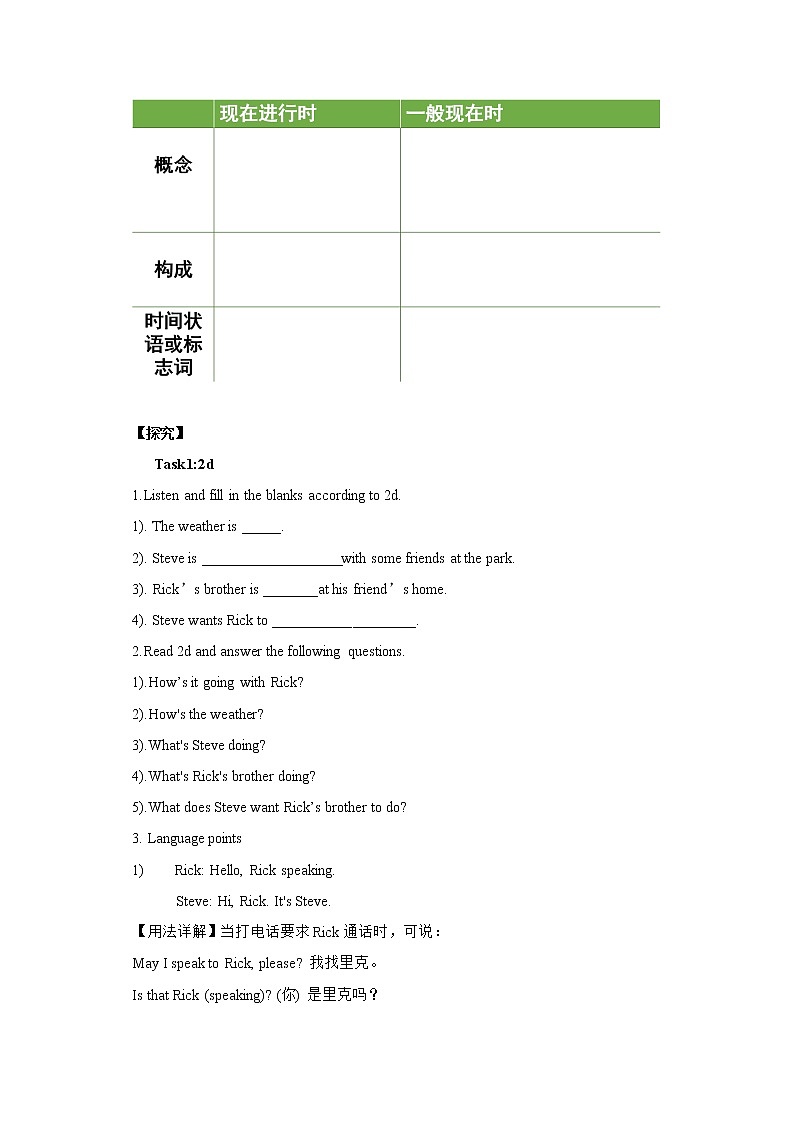 Unit 7 It’s raining.   SectionA (2d-3c ) 课件+导学案+音视频02