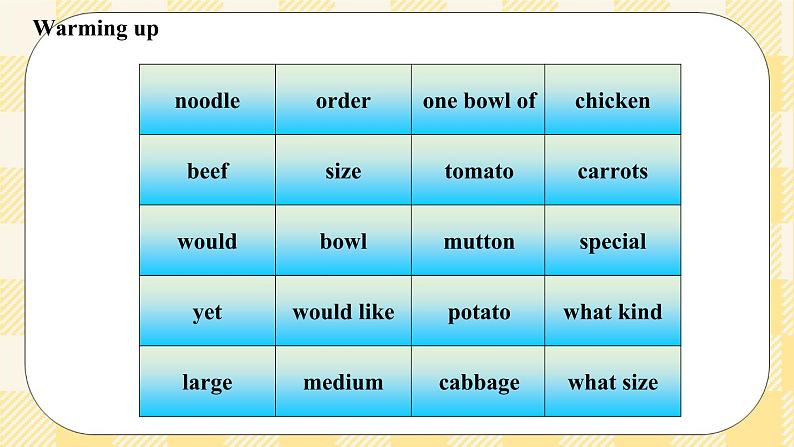 Unit 10 I’d like some noodles.  SectionA (2d-3c ) 课件+导学案+音视频04