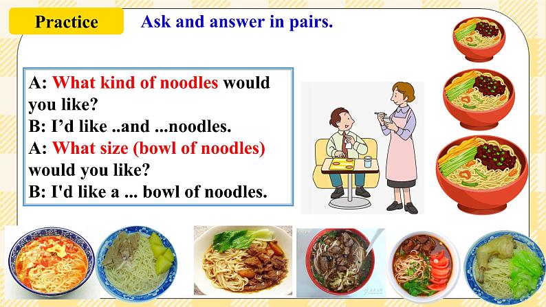 Unit 10 I’d like some noodles.  SectionA (2d-3c ) 课件+导学案+音视频05