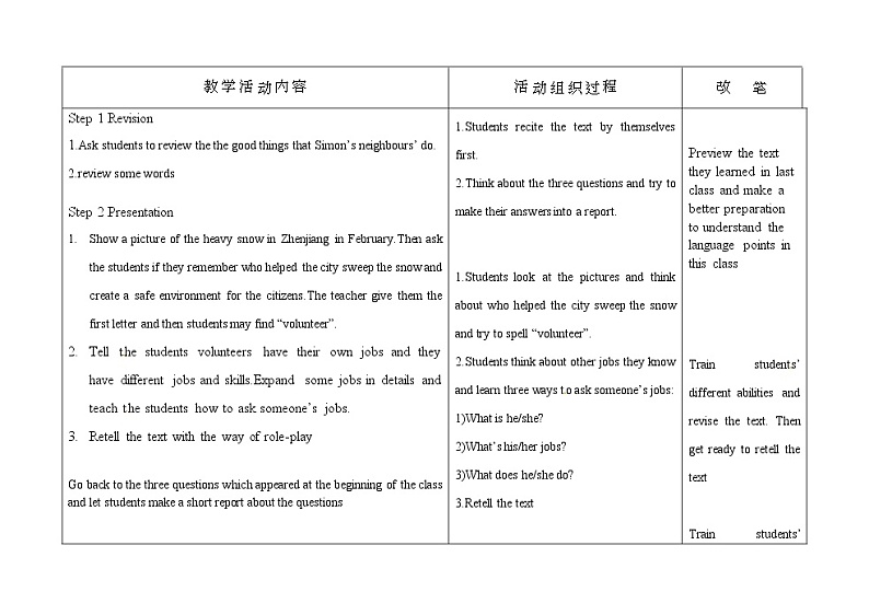 7B unit 2 reading2教案第2页