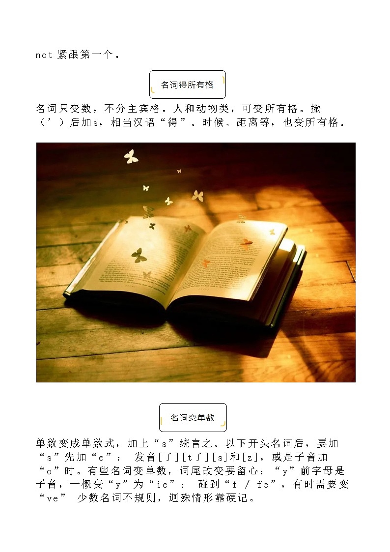 初中英语中考复习 2020年初中英语语法速记口诀经典总结归纳 试卷02