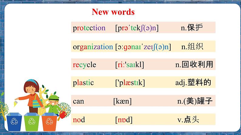 打Unit2 Topic 3 What can we do at home to protect the environment  Section A 课件+音频04