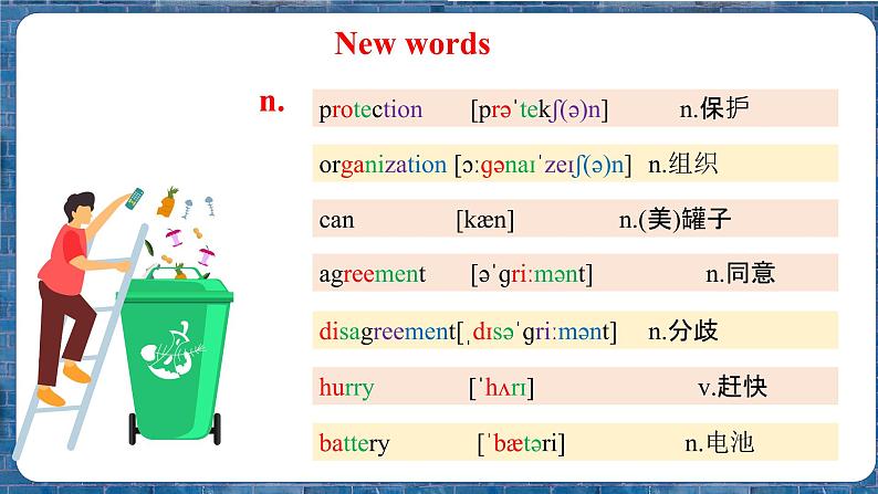 打Unit2 Topic 3 What can we do at home to protect the environment  Section A 课件+音频07