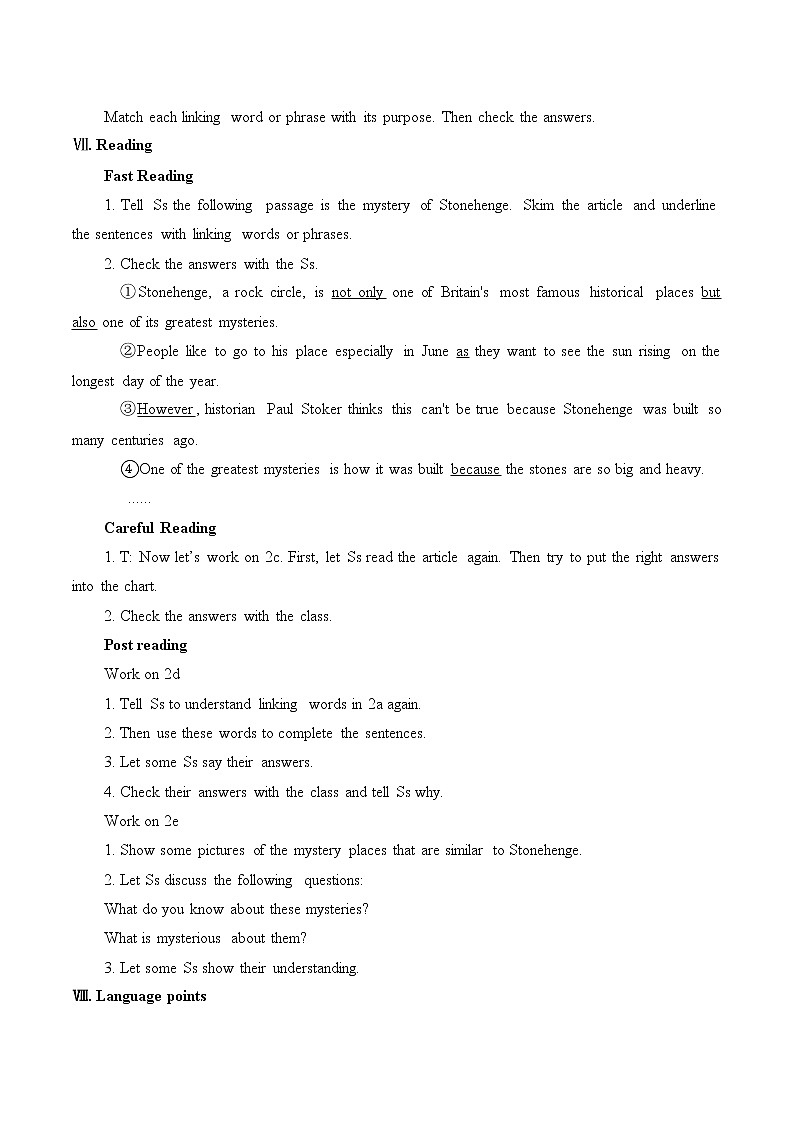 9年级人教版全一册 Unit 8 It must belong to Carla. Section B  教案03