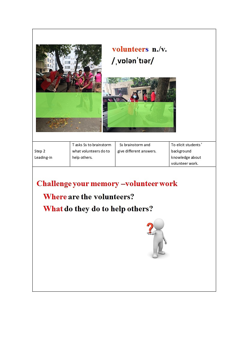 八年级下英语 Unit 2 I’ll help to clean up the city parks. Section A   教案202