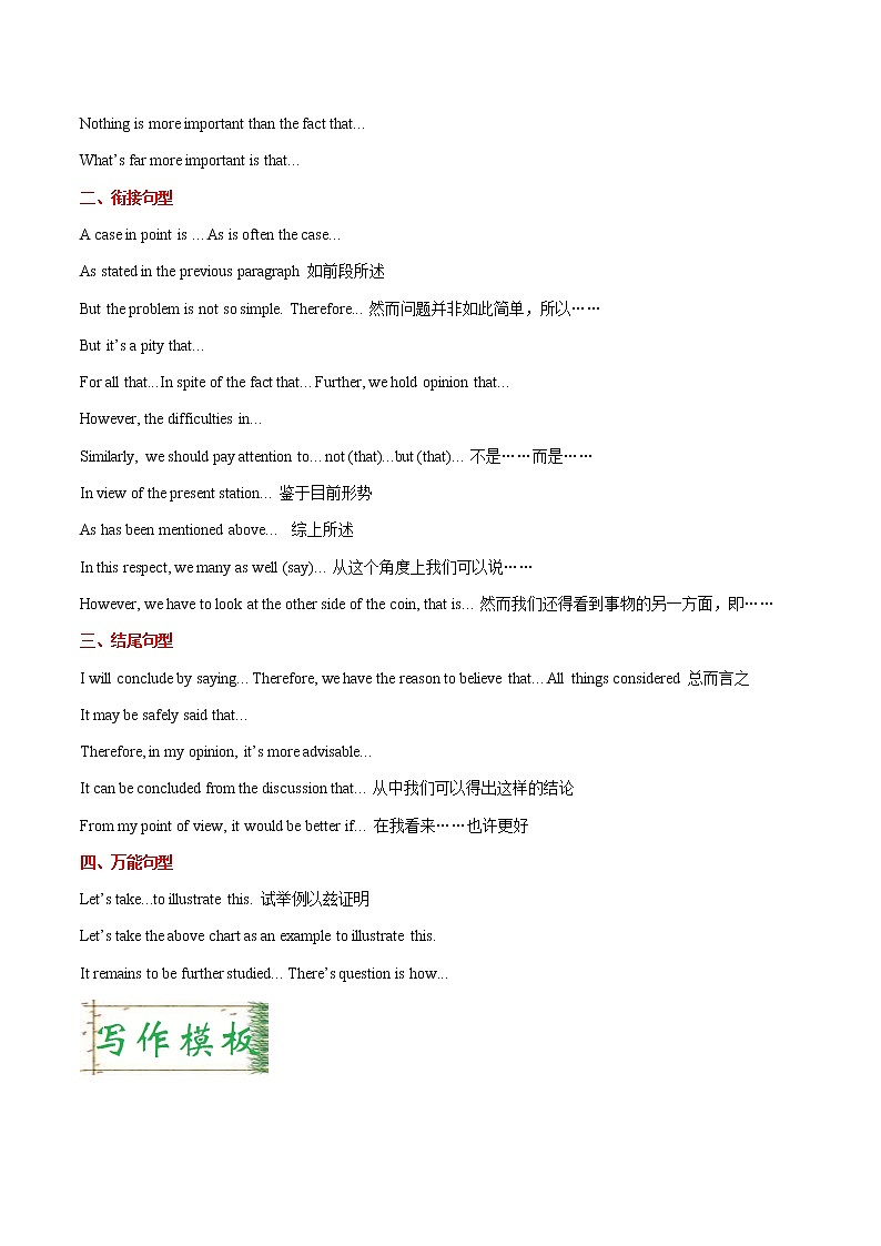 初中英语中考复习 考点44 书面表达之观点看法类-备战2021年中考英语考点一遍过  解析版 试卷03