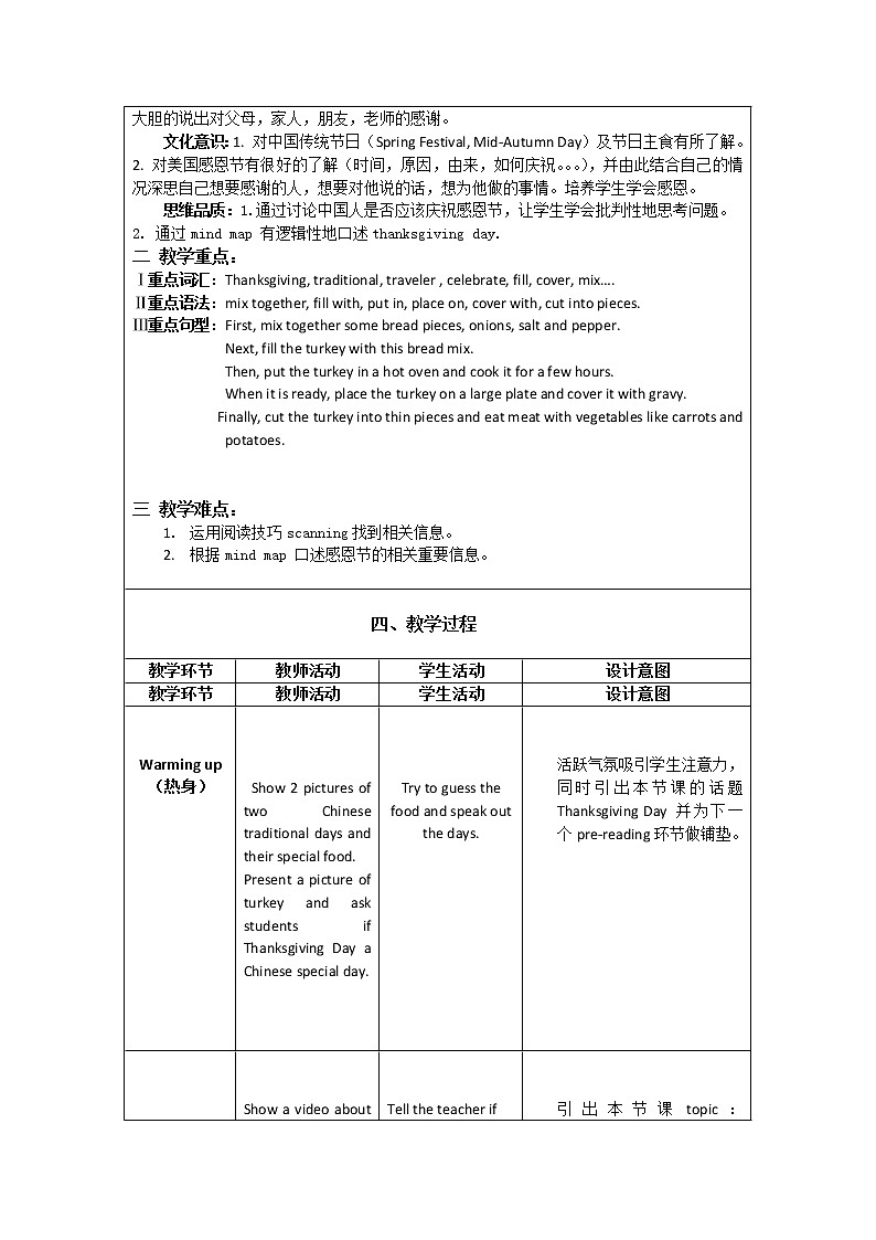 八年级上册英语  Unit 8 How do you make a banana milk shake？Section B  教案第2页