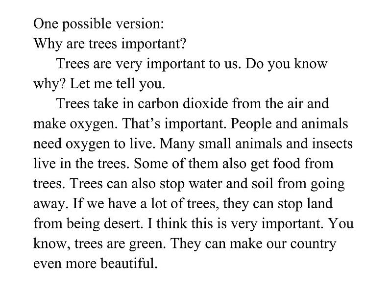 初中英语中考复习 中考书面表达训练课件第7页