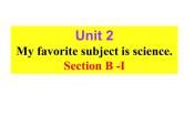 Unit 2 My favorite subject is science. Section B(1a-1d)课件2022-2023学年鲁教版英语六年级下册
