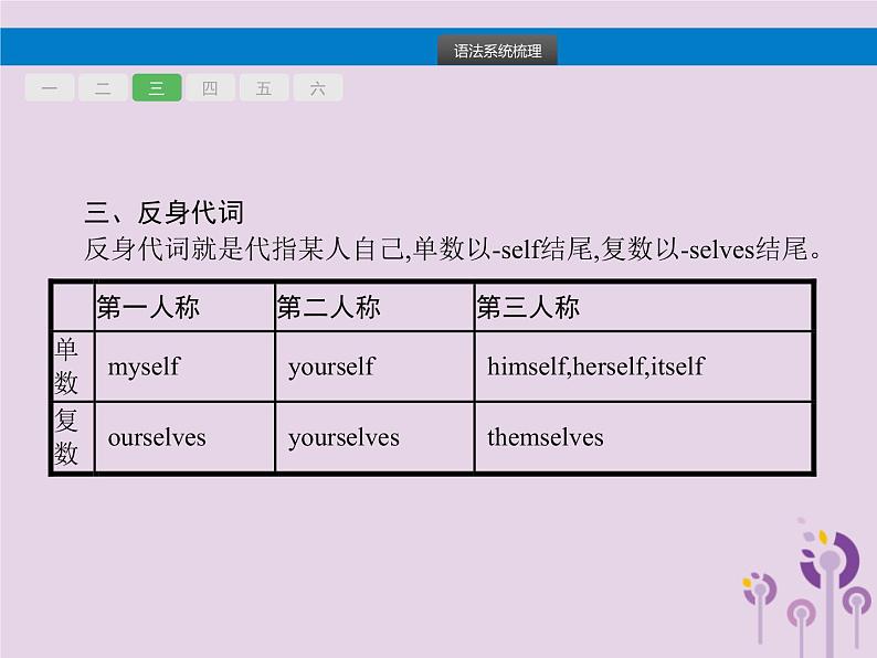 初中英语中考复习 中考英语总复习专题二代词课件第5页