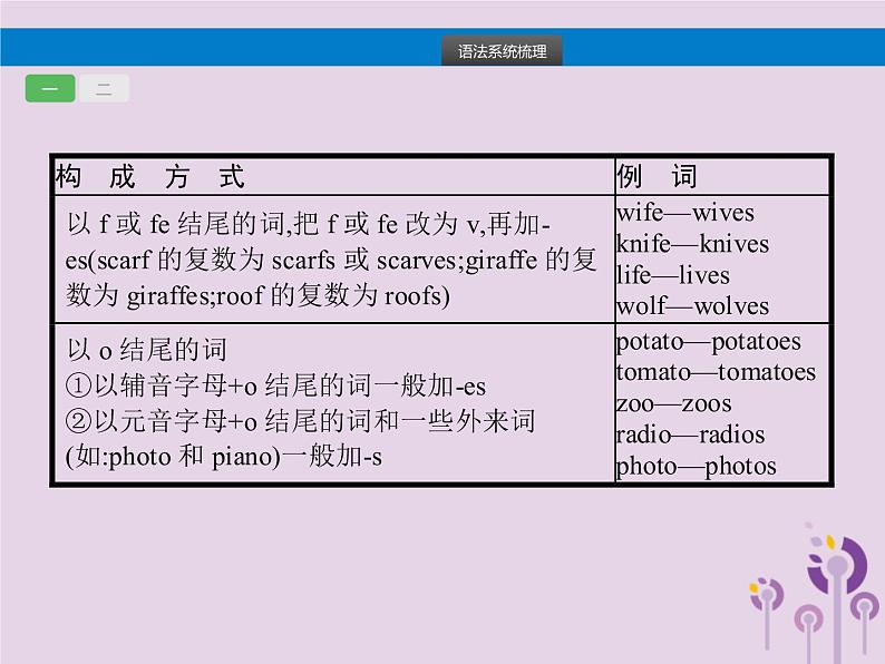 初中英语中考复习 中考英语总复习专题一名词课件03