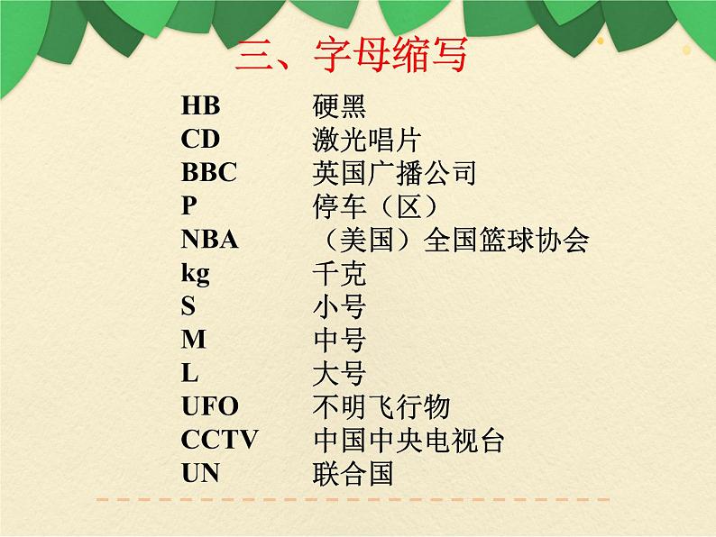 七年级英语（人教新目标）上册  期末综合复习  课件06