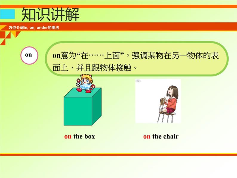 七年级英语（人教新目标）上册 方位介词 复习课件-教习网|课件下载
