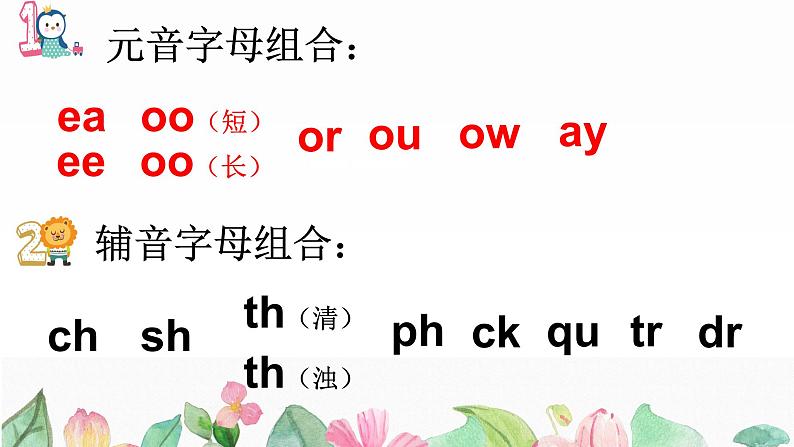 七年级英语（人教新目标）上册  自然拼读国际音标  复习课件第6页