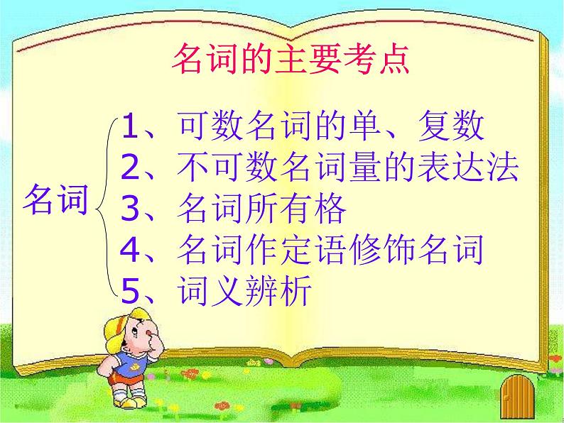 中考英语（人教新目标） 名词 复习课件02