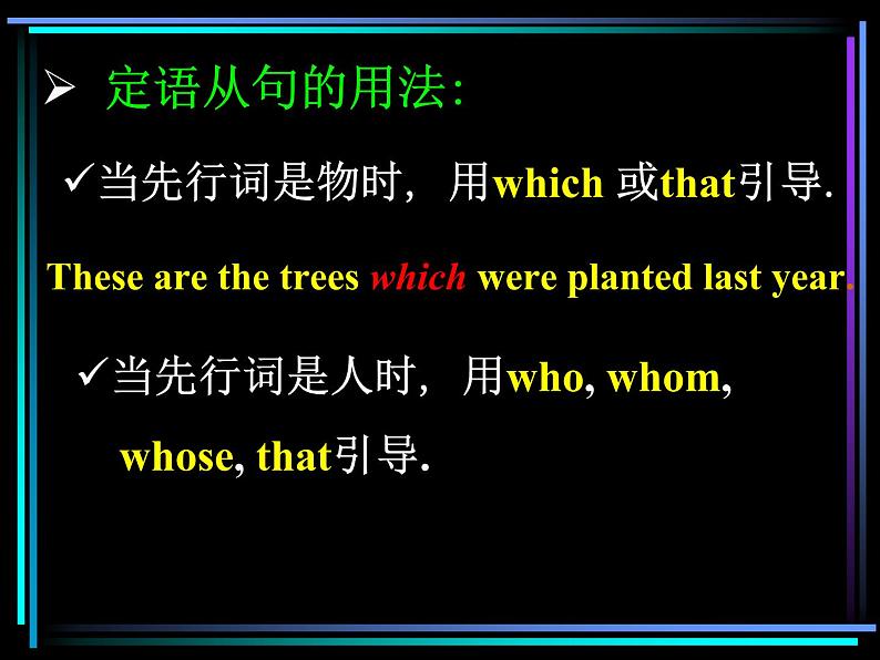 中考英语（人教新目标） 定语从句  复习课件第6页