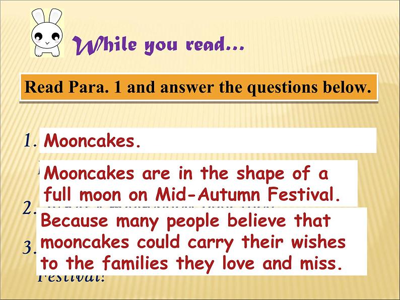 9年级人教版全一册Unit 2 I think that mooncakes are delicious Section A  课件第8页