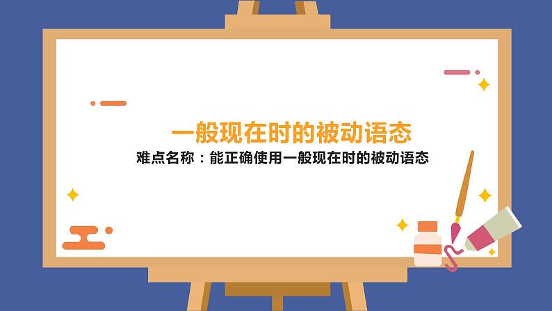 中考复习人教版  一般现在时的被动语态  课件第1页