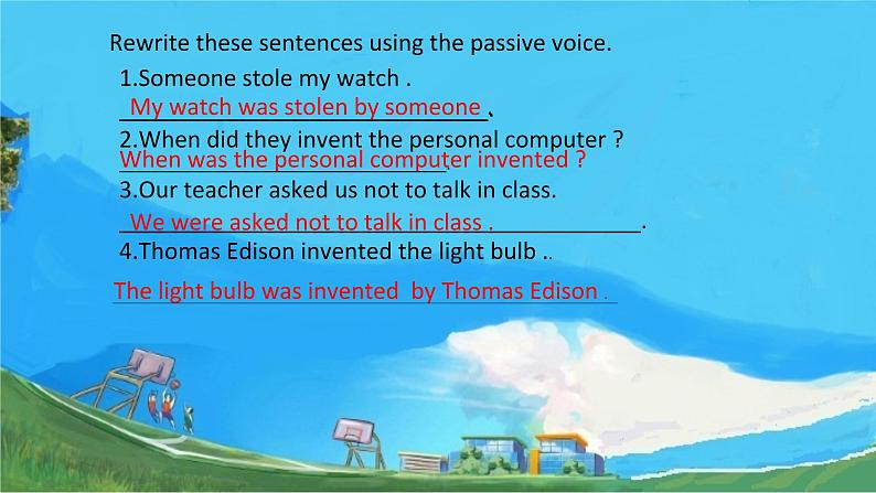 9年级人教版全一册Unit 6  When was it invented？Section A   课件6第5页