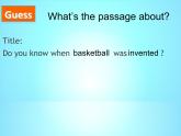 9年级人教版全一册Unit 6  When was it invented？Section B   课件3
