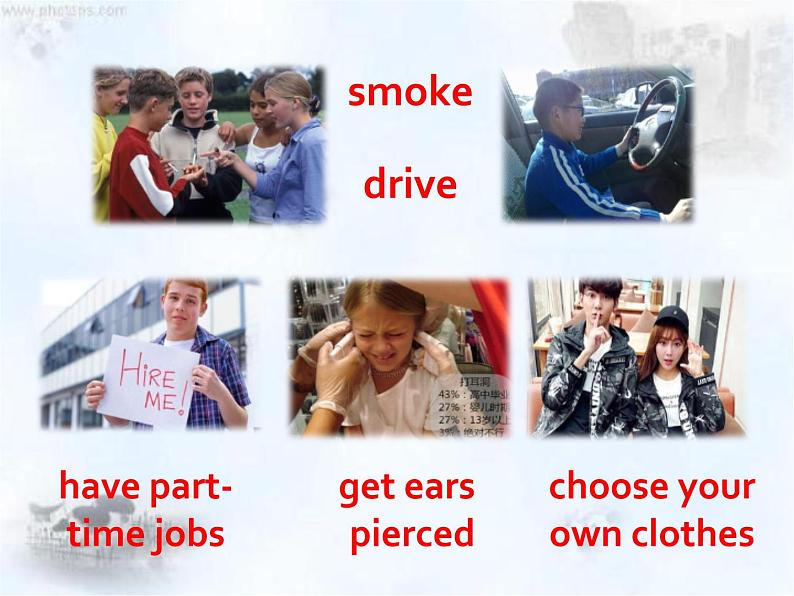 9年级人教版全一册 Unit 7 Teenagers should be allowed to  choose their own clothes.  Section A  课件403