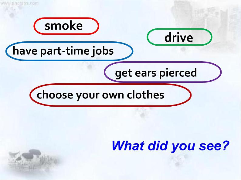 9年级人教版全一册 Unit 7 Teenagers should be allowed to  choose their own clothes.  Section A  课件404