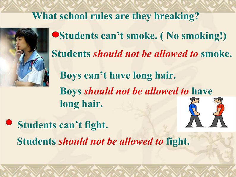 9年级人教版全一册 Unit 7 Teenagers should be allowed to  choose their own clothes.  Section A  课件603