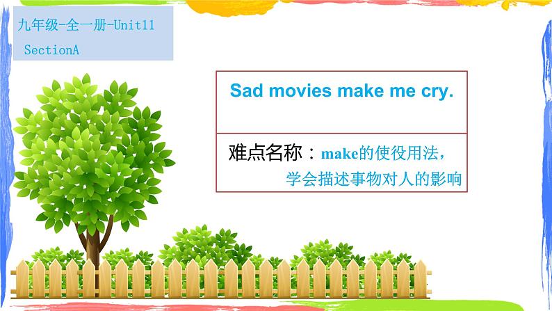 9年级人教版全一册  Unit 11 Sad movies make me cry. Section A   课件301