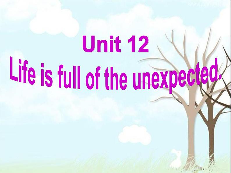 9年级人教版全一册  Unit 12 Life is full of the unexpected. Section A  课件301