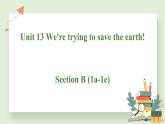 9年级人教版全一册  Unit 13 We're trying to save the earth! Section B   课件