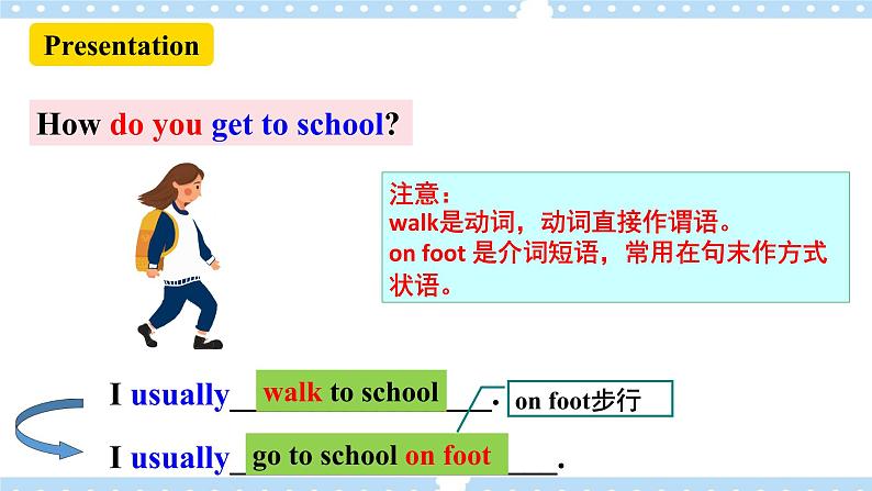 Unit3 How do you get to school？  SectionA (1a-2d )课件 +导学案+音视频07