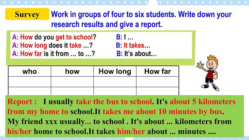 Unit3 How do you get to school？ SectionA (2e-3c ) 课件+导学案+音视频05