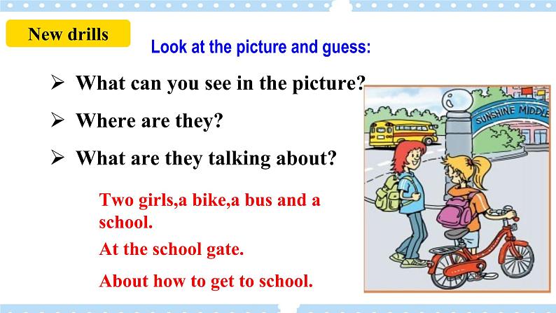 Unit3 How do you get to school？ SectionA (2e-3c ) 课件+导学案+音视频06