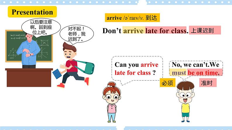 Unit 4 Don’t eat in class.   SectionA (1a-2c ) 课件+导学案+音视频03