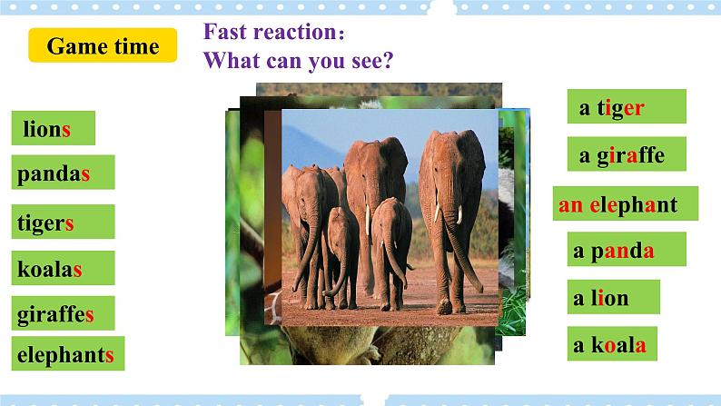 Unit5 Why do you like pandas ？  SectionA (1a-2c ) 课件+导学案+音视频07