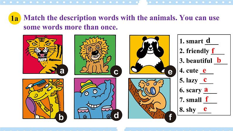 Unit5 Why do you like pandas ？SectionB(1a-1d) 课件+导学案+音视频08