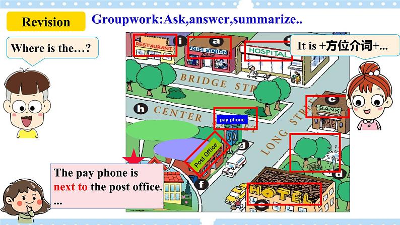 Unit 8 Is there a post office near here  SectionA (2d-3c )第4页