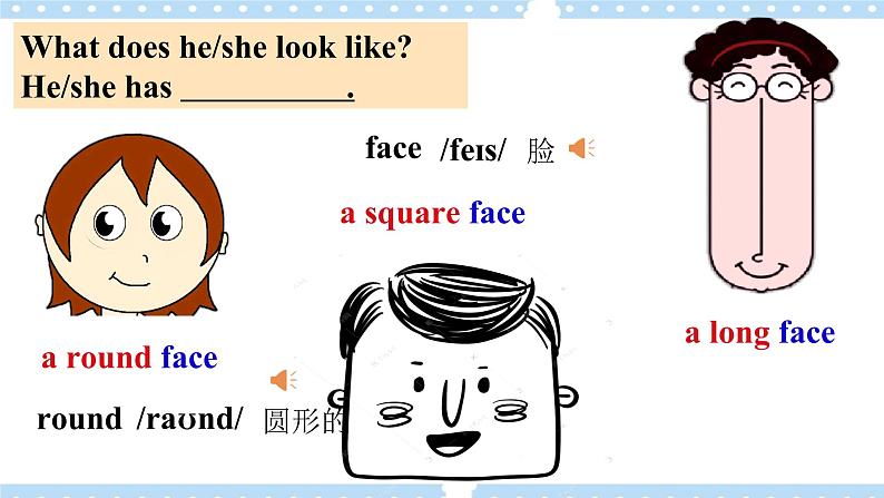 Unit9 What does he look like？SectionB (1a-1e ) 课件+导学案+音视频08