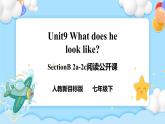 Unit9 What does he look like？SectionB 2a-2c 阅读课件+导学案+音视频