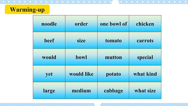 Unit 10 I’d like some noodles.  SectionA (2d-3c ) 课件+导学案+音视频04