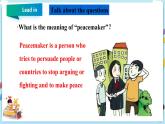 冀教版英语九年级下册  Lesson 42 Peace at Last  课件+教案+导学案