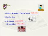 八年级英语人教版下册  Unit 1 What's the matter. Section B  课件