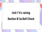 Unit 7 Section B 3a-Self Check 课件