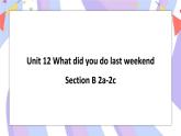 Unit 12 Section B 2a-2c 课件+素材